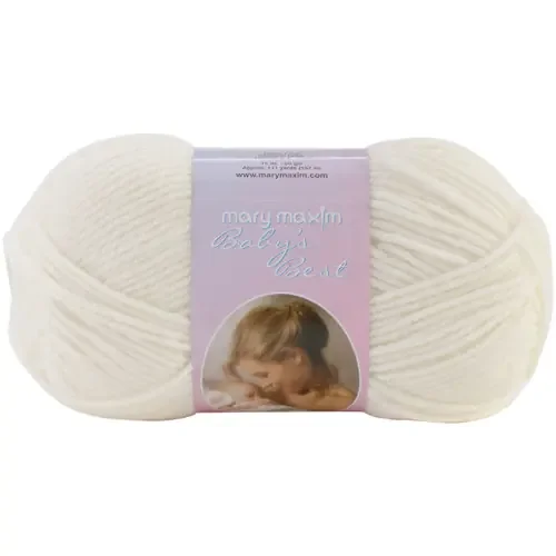 10 Pack – Mary Maxim Baby‘s Best Yarn-Ecru – 444-5