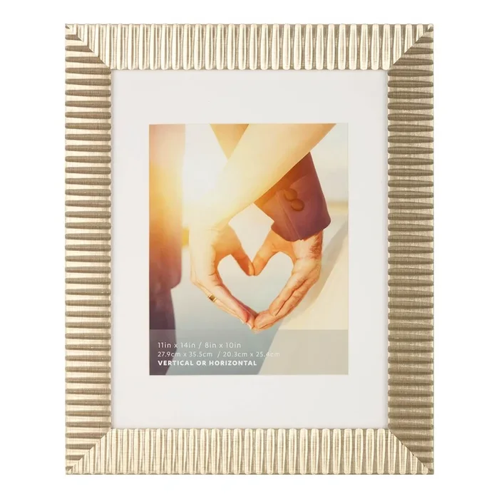 11×14 Matted to 8×10 Portrait Wall Frame