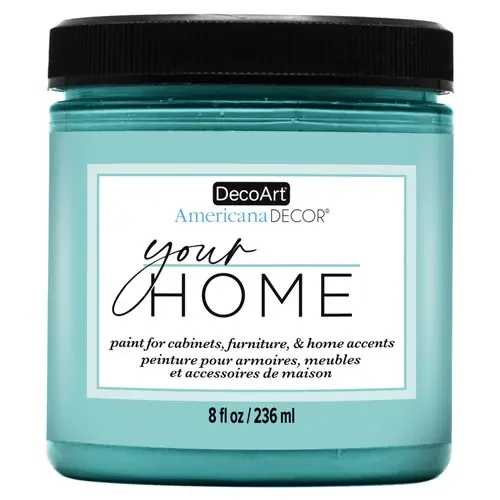 2 Pack – DecoArt Americana Decor Your Home Paint 8oz-Soft Sea Spray – ADYH8OZ-09