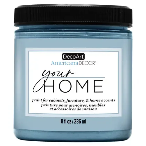 2 Pack – DecoArt Americana Decor Your Home Paint 8oz-Spring Sky – ADYH8OZ-10