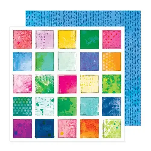 25 Pack – Vicki Boutin Bold And Bright Double-Sided Cardstock 12″X12″-Picnic Blanket – 5A0026K4-1G91W