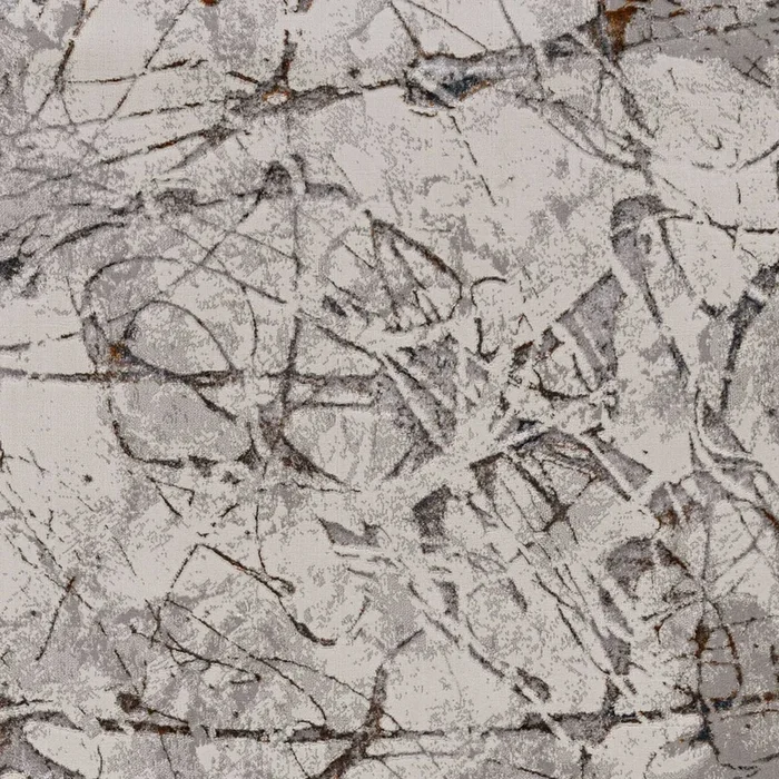 3′ X 5′ Ivory Or Grey Abstract Area Rug