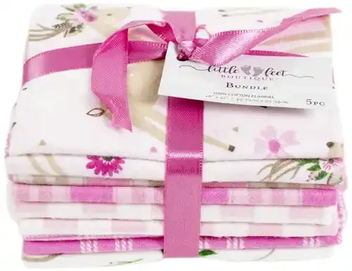 3 Pack – Fabric Editions Little Feet Boutique Fat Quarter Bundle 5pcs-Wild And Free – FLBBND-WILD