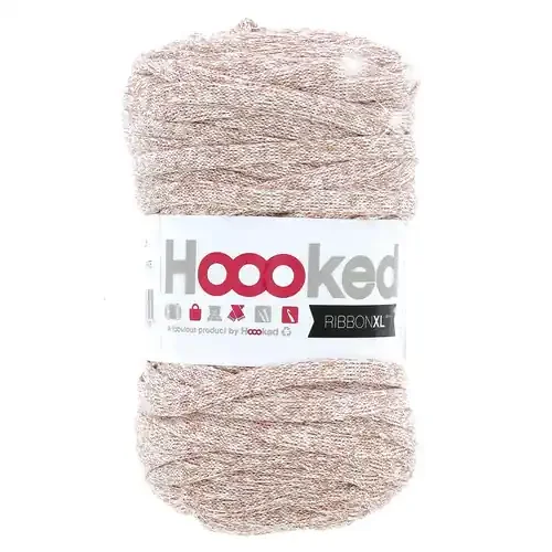 3 Pack – Hoooked Ribbon XL Lurex- Cristal White – 5A0026PT-1G955