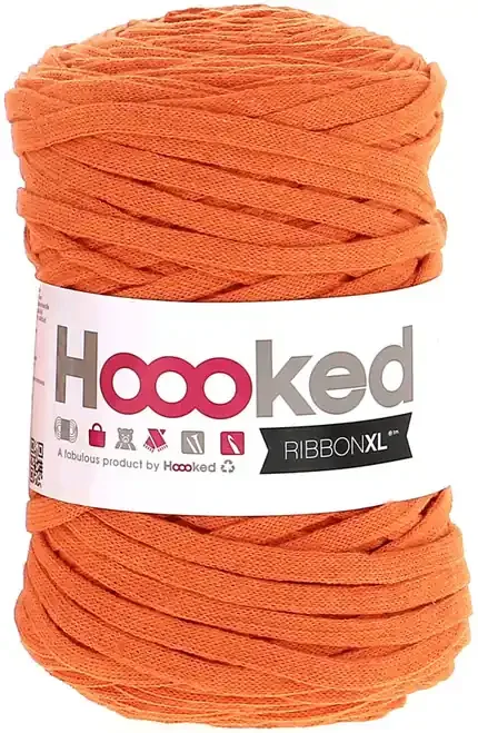 3 Pack – Hoooked Ribbon XL Yarn-Dutch Orange – RXL-36
