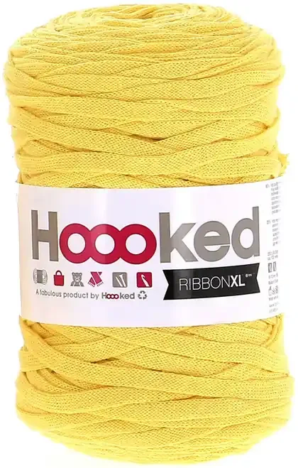 3 Pack – Hoooked Ribbon XL Yarn-Lemon Yellow – RXL-35