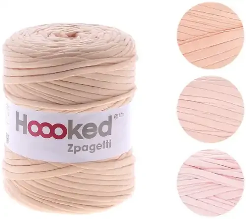 3 Pack – Hoooked Zpagetti Yarn-Ballet Peach – ZP00-1-23