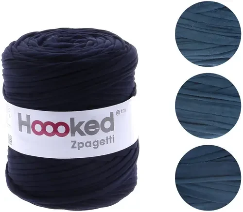 3 Pack – Hoooked Zpagetti Yarn-Sailor Blue – Dark Blue Shades – ZP00-1-16