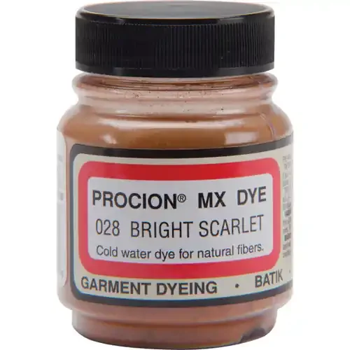 3 Pack – Jacquard Procion MX Dye 19g-Bright Scarlet – PMX-1028