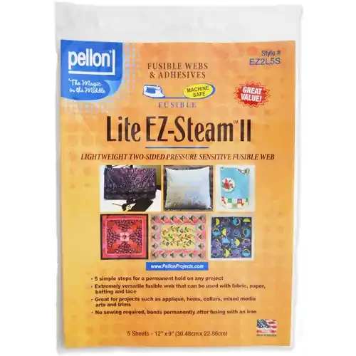 3 Pack – Pellon EZ-Steam II LIte-12″X9″ 5/Pkg – EZ2L5S