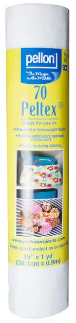 3 Pack – Pellon Peltex Ultra-Firm Sew-In Stabilizer-15″X1yd – 70PKG