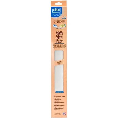 3 Pack – Pellon Vinyl Fuse Flexible Vinyl Stabilizer-Clear Matte 15″X2yd – 102R-M