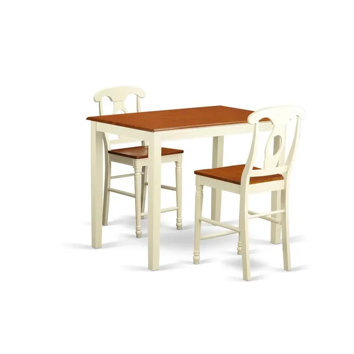 3 PC Dining counter height set – Dining Table and 2 counter height Chairs.
