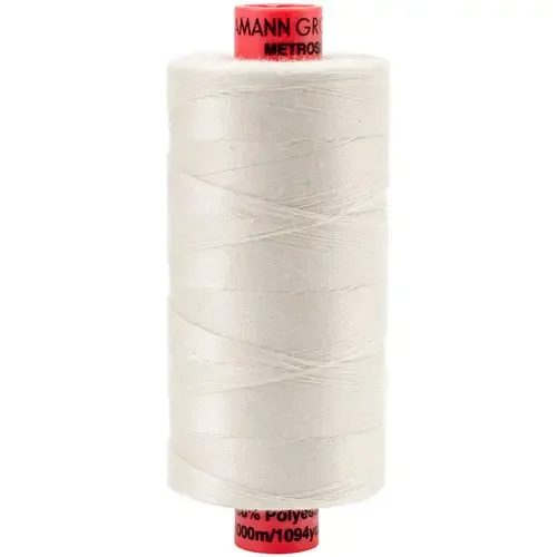 5 Pack – Mettler Metrosene 100% Core Spun Polyester 50wt 1,097yd-Muslin – 9155-0778