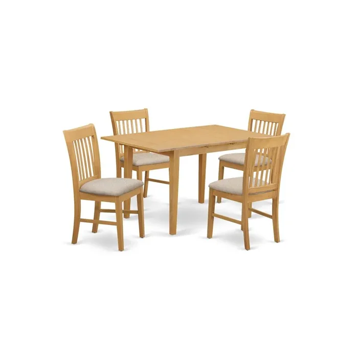 5 Pc dinette set for small spaces – Table and 4 Dining Table Chairs