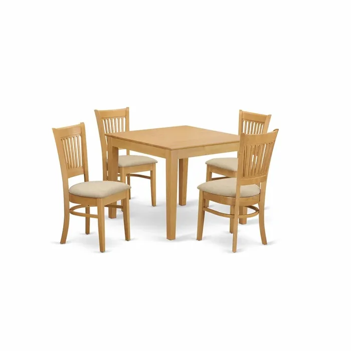 5 PC Table and Chairs set – Kitchen Table and 4 Dining Chairs