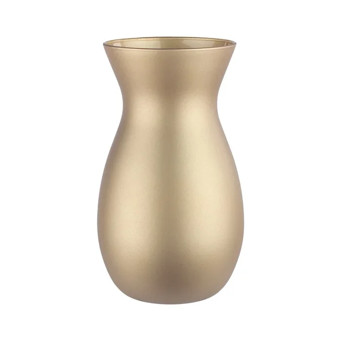 8″ Jordan Vase – Matte Metallic GoldVases