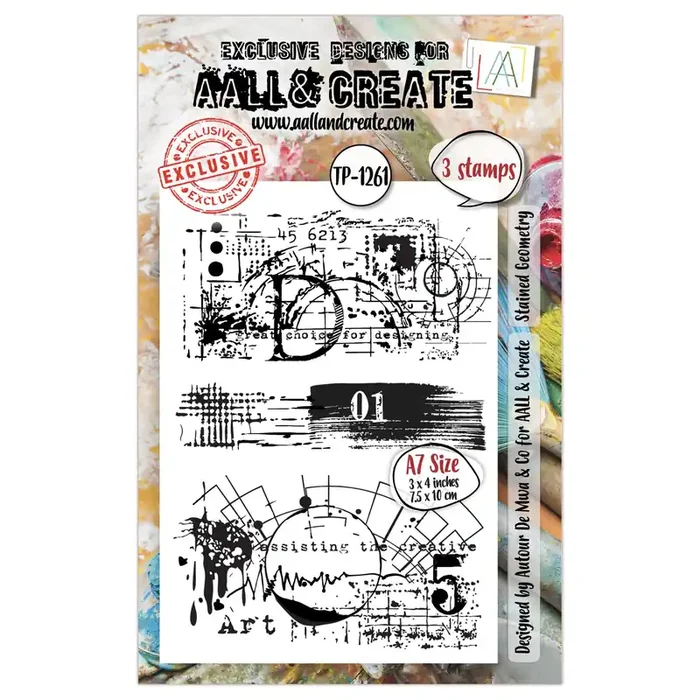 AALL & Create -Stained Geometry Stamp