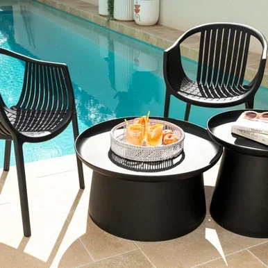 AirlieBlackOutdoorCoffeeTable