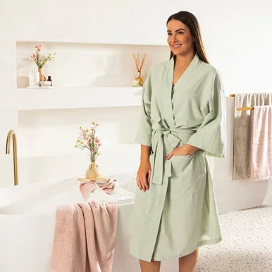 AlyseSageLinenCottonKimono