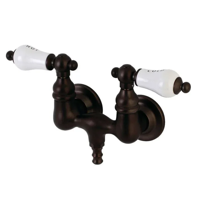 Aqua Vintage AE33T5 Wall Mount Tub Filler, Oil Rubbed Bronze