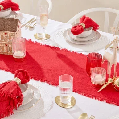 AshraFringedBerryTableRunner