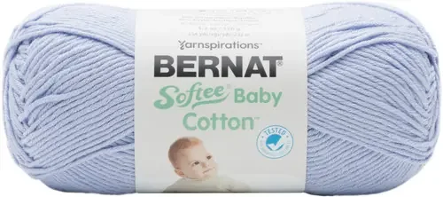 Bernat Softee Baby Cotton Yarn-Pale Periwinkle – 166052-52012