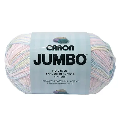 Caron Jumbo Print Yarn-Baby Rainbow – 294009-9010