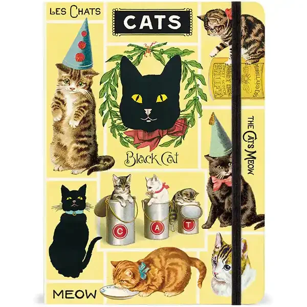 Cavallini & Co. Large Notebook – Cats