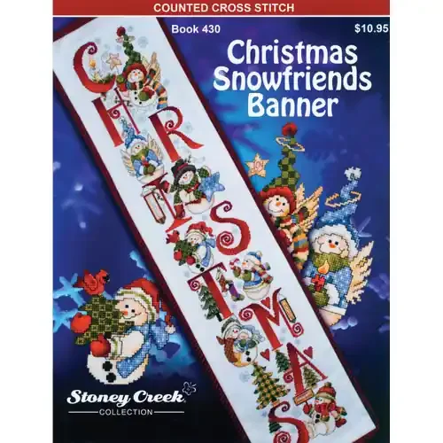 Christmas Snowfriends Banner- – B1004302