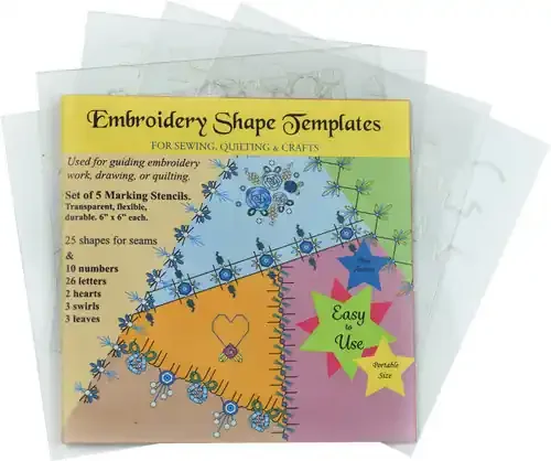 Creative Impressions Embroidery Shape Template Set-5/Pkg – KSS301