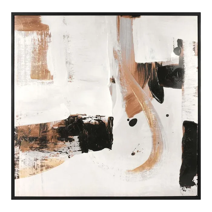 Crosby St. Framed Abstract Canvas Wall Art, 31″