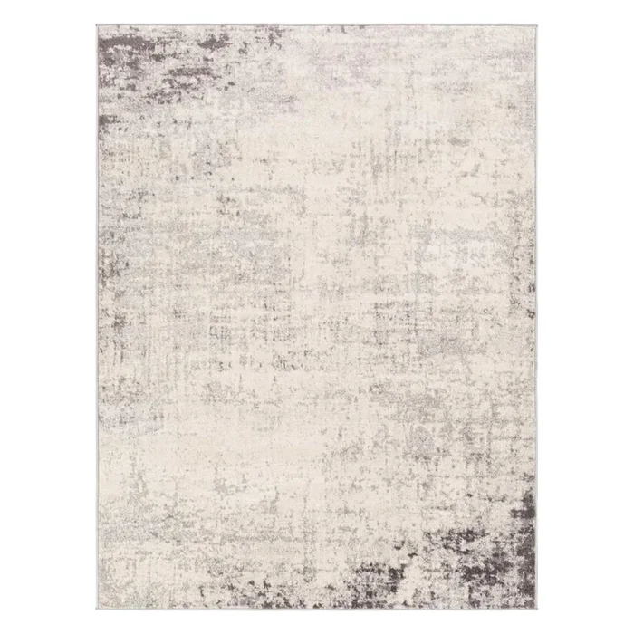 (D498) Crosby St. Roma Grey Abstract Accent Rug, 3×5