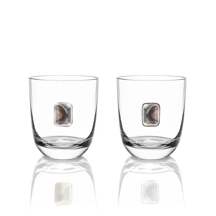 Elevo DOF Glasses, Smoke Agate, Set of 2