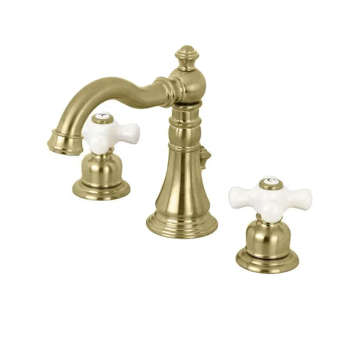 Fauceture FSC1973PX American Classic Widespread Bathroom Faucet, Brushed Brass