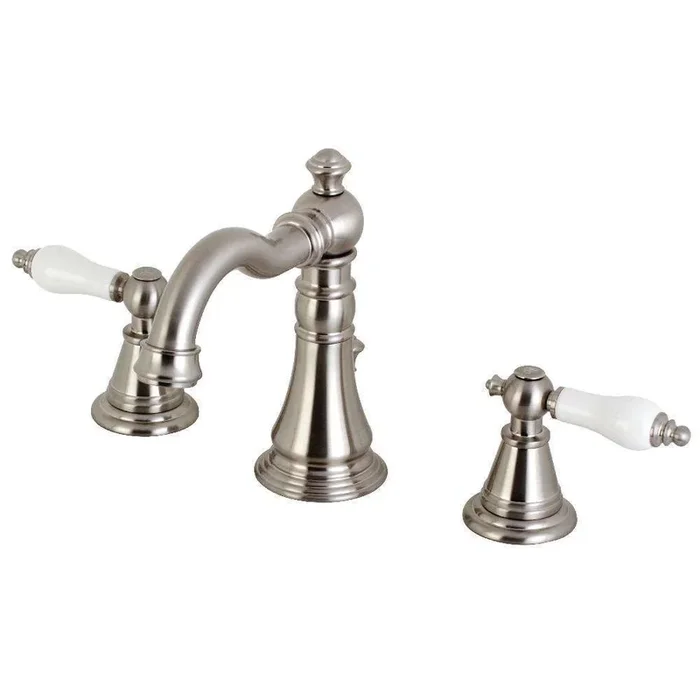Fauceture FSC1978PL English Classic Widespread Bathroom Faucet, Brushed Nickel
