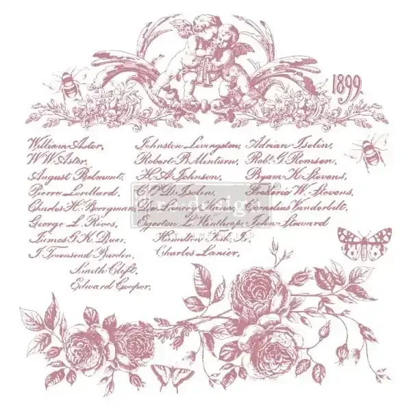 Floral Script Clear-Cling Stamps ReDesign With Prima — Flipping Fabulous