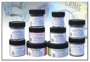Fluorescent Magnetic White / Green Powders 16oz