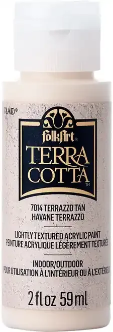 FolkArt Terra Cotta Acrylic Paint 2oz-Terrazzo Tan – FTC-7014