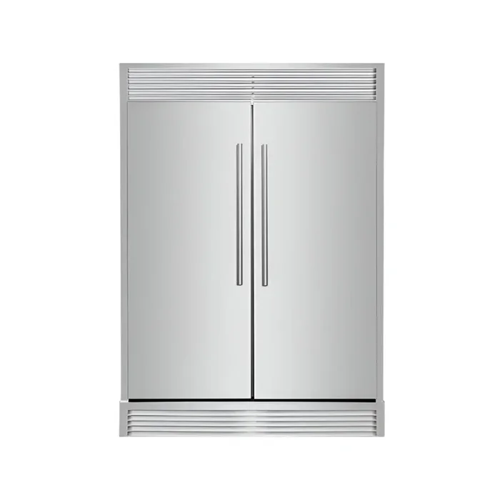 FORNO Maderno 60″ 27.2 cu.ft. Convertible Refrigerator and Freezer with Grill Trim Kit, FFFFD1722-60SG