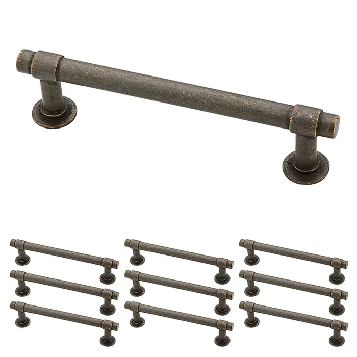 Franklin Brass Cabinet Pull, Warm Chestnut, 4 in (102 mm) Drawer Handle, 10 Pack, P29617K-WCN-B
