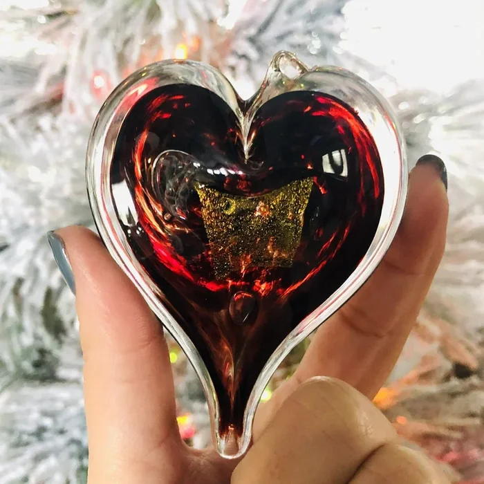 Heart Ornament, GarnetSuncatcher