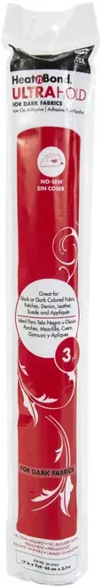 HeatnBond Ultrahold Iron-On Adhesive for Dark Fabric-17″X3yd – 3512