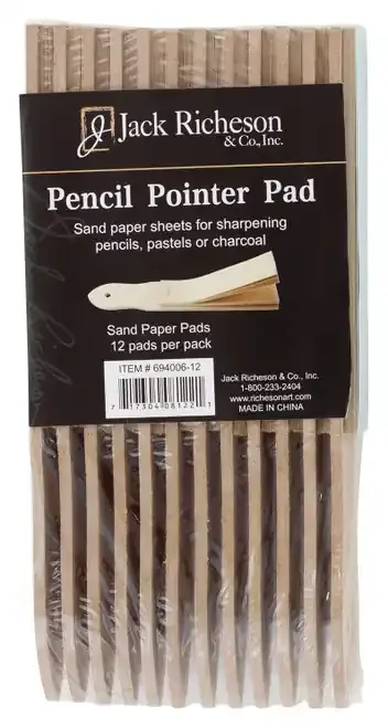 Jack Richeson Sandpaper Pads 12/Pkg-Sandpaper – 5A00372T-1H838