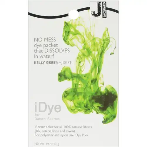 Jacquard iDye Fabric Dye 14g-Kelly Green – IDYE-421