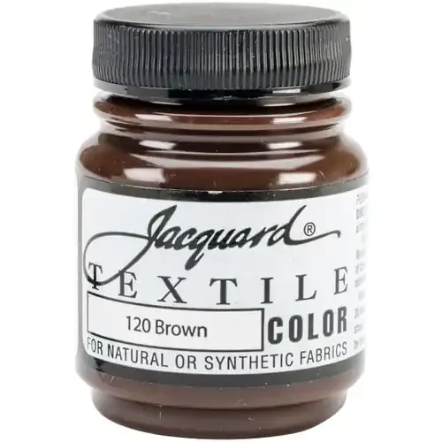 Jacquard Textile Color Fabric Paint 2.25oz-Brown – TEXTILE-1120
