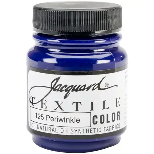 Jacquard Textile Color Fabric Paint 2.25oz-Periwinkle – TEXTILE-1125