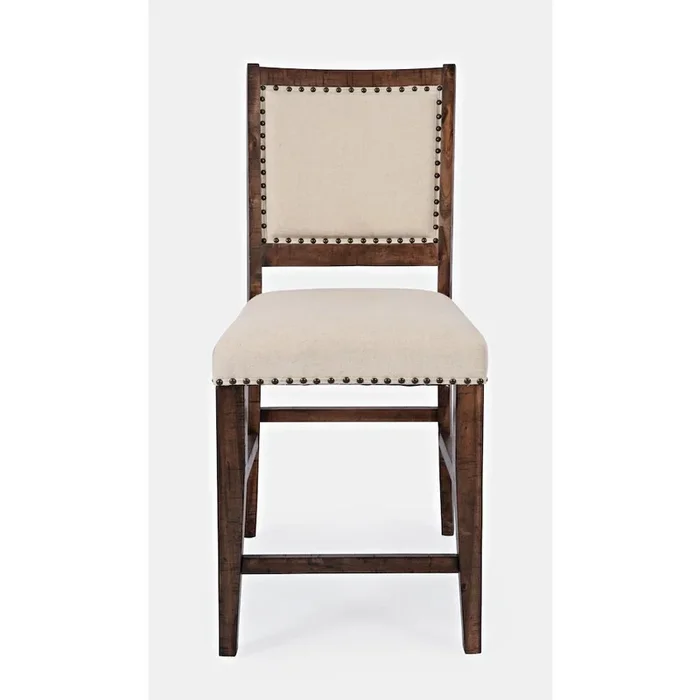 Jofran Fairview Transitional Upholstered Counter Stool (Set of 2)