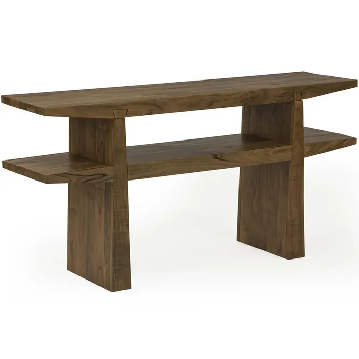 Keystone Console Table, Rustic