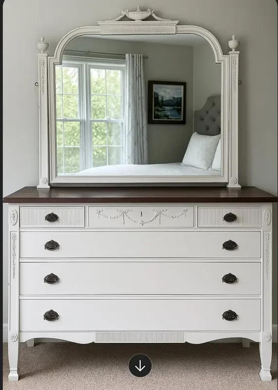 Large Dresser with Mirror — Flipping Fabulous
